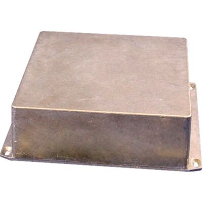 Hammond 1590FFL Diecast Aluminium Enclosure - Natural - EMI Shielding Hammond 1590FFL Diecast Aluminium Enclosure - Natural - EMI Shielding