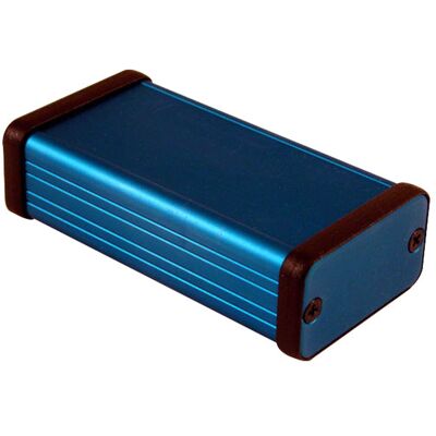 Hammond 1455D801BU Aluminium Enclosure - 80 x 45 x 25mm - Blue Hammond 1455D801BU Aluminium Enclosure - 80 x 45 x 25mm - Blue