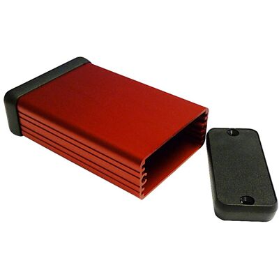 Hammond 1455C802RD Aluminium Enclosure - Compact, Red, Universal Hammond 1455C802RD Aluminium Enclosure - Compact, Red, Universal