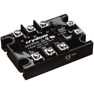 Crydom D53TP50D Solid State Relay - 50A, 4-32VDC, Zero Cross Crydom D53TP50D Solid State Relay - 50A, 4-32VDC, Zero Cross