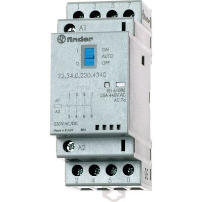 FINDER Modular Relay 24VAC/DC 10A - Series 22 - Relay and Contactor Series FINDER Modular Relay 24VAC/DC 10A - Series 22 - Relay and Contactor Series