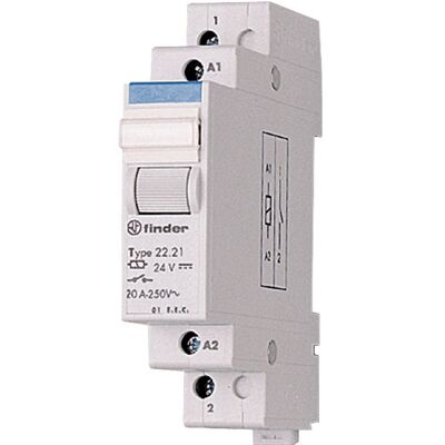 Finder 22.22.8.230.4000 Modular Relay - Industrial, 230V, 20A Finder 22.22.8.230.4000 Modular Relay - Industrial, 230V, 20A
