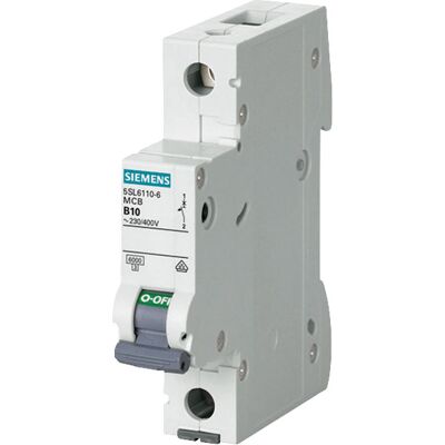 Siemens 5SL6125-6 Circuit Breaker Switch 1-pin B 25 A Siemens 5SL6125-6 Circuit Breaker Switch 1-pin B 25 A