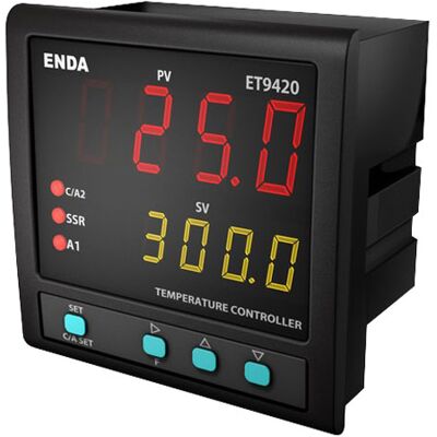 Enda ET9420-230 Temperature Controller - 3 Sensor Types, Panel Mount Enda ET9420-230 Temperature Controller - 3 Sensor Types, Panel Mount