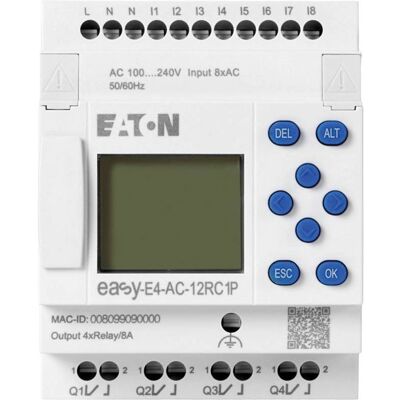 Eaton Control Relay - 8 Digital Inputs, 4 Relay Outputs - Ethernet Eaton Control Relay - 8 Digital Inputs, 4 Relay Outputs - Ethernet