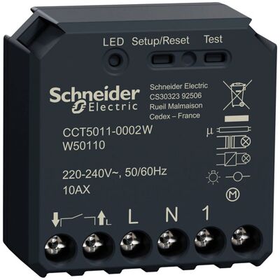 Schneider Electric Wiser Light Switch Module - Zigbee - Up to 2200W - Smart Home Schneider Electric Wiser Light Switch Module - Zigbee - Up to 2200W - Smart Home
