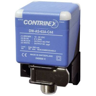Contrinex DW-AS-62A-C44 - Inductive Proximity Sensor - 40x40mm - PNP Contrinex DW-AS-62A-C44 - Inductive Proximity Sensor - 40x40mm - PNP
