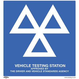 Worksafe SS51P10 Safety Sign MOT Testing Station - Rigid Plastic -... Worksafe SS51P10 Safety Sign MOT Testing Station - Rigid Plastic -...