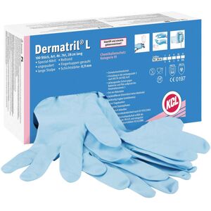 KCL 074110081C Dermatril Gloves Disposable Nitrile Size 10 EN 374 ... KCL 074110081C Dermatril Gloves Disposable Nitrile Size 10 EN 374 ...
