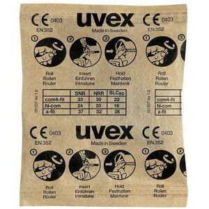 uvex 2112087 x-fit protective ear plugs 37 dB disposable 100 pairs uvex 2112087 x-fit protective ear plugs 37 dB disposable 100 pairs