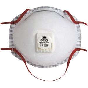 3M™ 8833 Particulate Respirator Valved - FFP3 - Pack Of 10 3M™ 8833 Particulate Respirator Valved - FFP3 - Pack Of 10