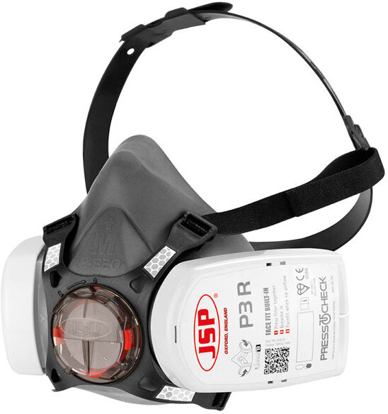 JSP BHT0A3-0L5-N00 Force™ 8 Half Mask Respirator with Press To Che...