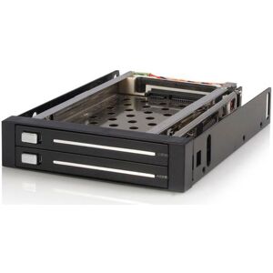 StarTech.com HSB220SAT25B 3.5" Bay 2.5" Dual HDD SATA Hot-Swap Bay StarTech.com HSB220SAT25B 3.5" Bay 2.5" Dual HDD SATA Hot-Swap Bay