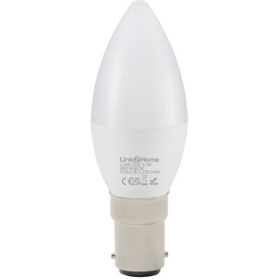 Link2Home - L2HB225W - BC B22 Opal Candle Dim - Light bulb Link2Home - L2HB225W - BC B22 Opal Candle Dim - Light bulb