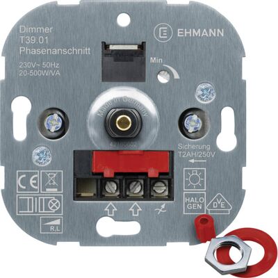 Ehmann T46.03 White Dimmer - Incandescent & LED Compatible Ehmann T46.03 White Dimmer - Incandescent & LED Compatible