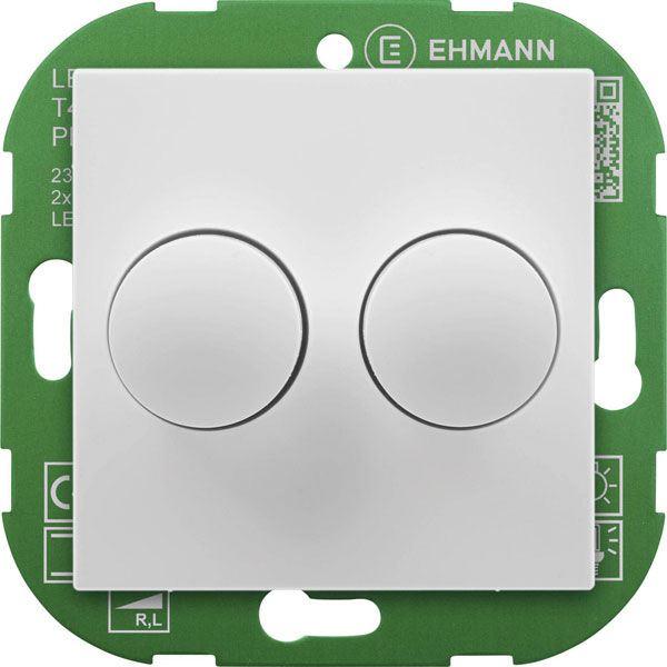 Ehmann 5591x0100 Rotary Dimmer for LED Halogen and Standard Bulbs
