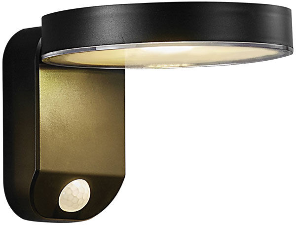 Nordlux 2118141003 Rica Solar Wall Light LED 5W Black Motion Sensor