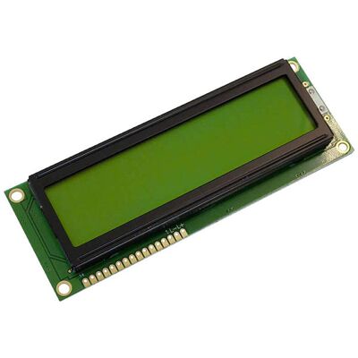 Display Elektronik DEM16215SYH-LY LCD Yellow-green 16x2 Pixel 122x... Display Elektronik DEM16215SYH-LY LCD Yellow-green 16x2 Pixel 122x...