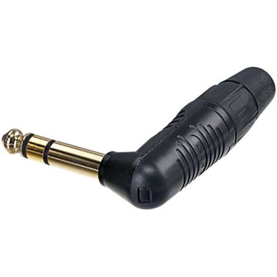 Rean RP3RC-B 6.35mm Stereo 3-pin Angled Connector Rean RP3RC-B 6.35mm Stereo 3-pin Angled Connector