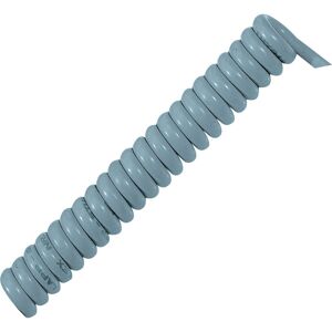 LAPP 70002622 ÖLFLEX 400P Polyurethane Spiral Cable 2x0.75mm Grey 1.5m LAPP 70002622 ÖLFLEX 400P Polyurethane Spiral Cable 2x0.75mm Grey 1.5m