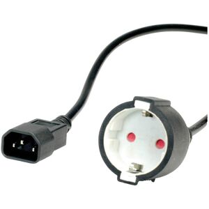 Value 19.99.1123 Appliance Cable C14/C15 Black PVC 3m 250V 10A Value 19.99.1123 Appliance Cable C14/C15 Black PVC 3m 250V 10A
