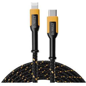 DEWALT 131 1357 DWG USB C to Lightning® Reinforced Charging Cable 1.2m DEWALT 131 1357 DWG USB C to Lightning® Reinforced Charging Cable 1.2m