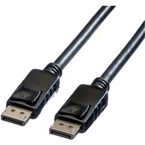 Roline 11.04.5986 DisplayPort Cable black 10m shielded plug type Roline 11.04.5986 DisplayPort Cable black 10m shielded plug type