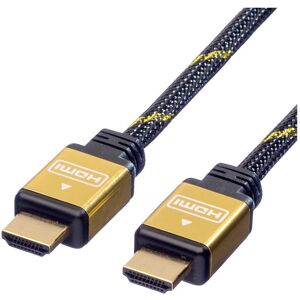 Roline 11.04.5576 HDMI Cable HDMI-A plug 10.00 m Black Shielded Roline 11.04.5576 HDMI Cable HDMI-A plug 10.00 m Black Shielded