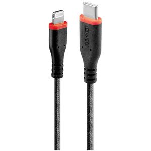 LINDY 31286 USB cable USB 2.0 Lightning to USB-C Black 1.00 m LINDY 31286 USB cable USB 2.0 Lightning to USB-C Black 1.00 m