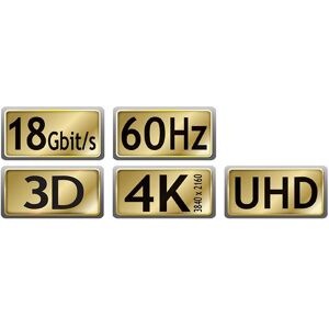 Maxtrack C 216-3 L HDMI Cable HDMI-A to HDMI-A 3 m White 4K UHD Maxtrack C 216-3 L HDMI Cable HDMI-A to HDMI-A 3 m White 4K UHD
