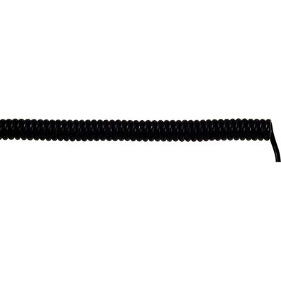 LappKabel X05VVH8-F Spiral Cable - 3 x 0.75mm, Black, 1.5m - Spiral cable LappKabel X05VVH8-F Spiral Cable - 3 x 0.75mm, Black, 1.5m - Spiral cable