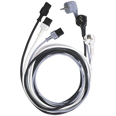 Lappkabel Power Cable - 5m Gray IEC C13 Cold Device Power Cord Lappkabel Power Cable - 5m Gray IEC C13 Cold Device Power Cord