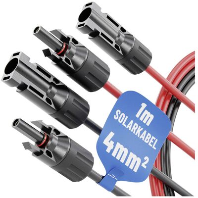 Absina Solar Cable Set MC4 4mm² / IP67 - Solar Panel Connection Absina Solar Cable Set MC4 4mm² / IP67 - Solar Panel Connection