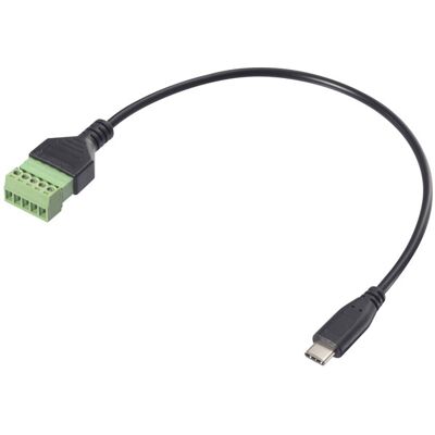 Renkforce USB-C Adapter Cable - 300mm PVC Sheath Renkforce USB-C Adapter Cable - 300mm PVC Sheath
