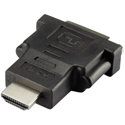 Renkforce RF-5506962 DisplayPort Adapter - Black - Supports HDMI Devices Renkforce RF-5506962 DisplayPort Adapter - Black - Supports HDMI Devices