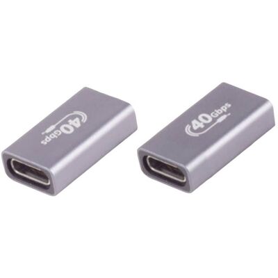 BKL Electronic USB-C Adapter - USB4 40Gbps - Metal - USB 3.2 BKL Electronic USB-C Adapter - USB4 40Gbps - Metal - USB 3.2