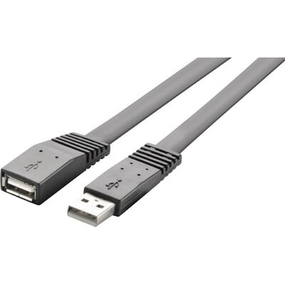 Renkforce USB 2.0 Flat Extension Cable 2m - Flexible, Durable, RoHS Renkforce USB 2.0 Flat Extension Cable 2m - Flexible, Durable, RoHS