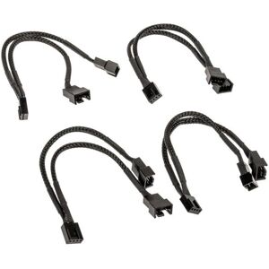 Akasa AK-CBFA04-KT04 fan splitter pack black 4x PC fan controller ... Akasa AK-CBFA04-KT04 fan splitter pack black 4x PC fan controller ...
