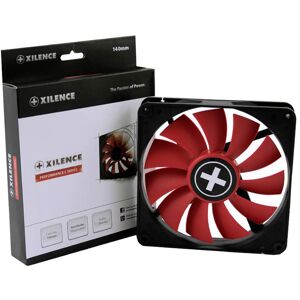 Xilence XPF140.R PC fan 140mm black red quiet cooling solution Xilence XPF140.R PC fan 140mm black red quiet cooling solution