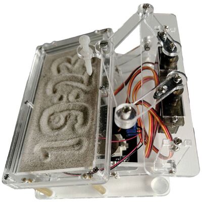 Joy-it Raspberry Pi Sandclock Kit; builds sand-writing hourglass Joy-it Raspberry Pi Sandclock Kit; builds sand-writing hourglass