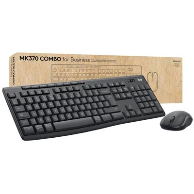 Logitech 920-012065 MK370 Combo Keyboard and Mouse set Black Germa... Logitech 920-012065 MK370 Combo Keyboard and Mouse set Black Germa...