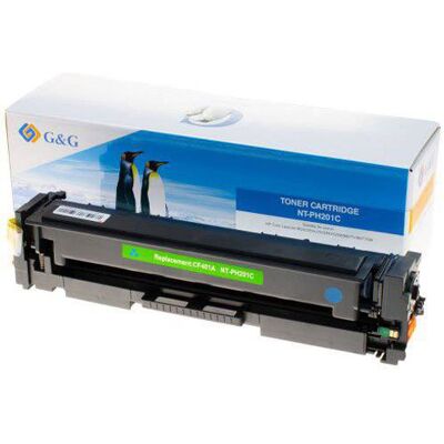 G&G Cyan Toner Cartridge for HP 201A - Toner Compatible with CF401A G&G Cyan Toner Cartridge for HP 201A - Toner Compatible with CF401A