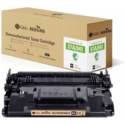 G&G Black Toner Compatible with HP 87A - Toner Cartridge G&G Black Toner Compatible with HP 87A - Toner Cartridge