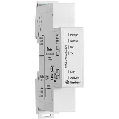 Finder Gateway - Modbus TCP/IP to RS485 - 6 LED Finder Gateway - Modbus TCP/IP to RS485 - 6 LED