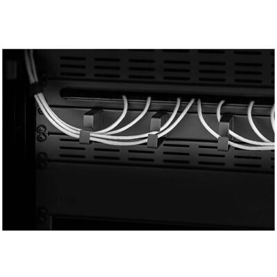 Renkforce 19-inch Server Rack Cable Management Panel - Black Renkforce 19-inch Server Rack Cable Management Panel - Black