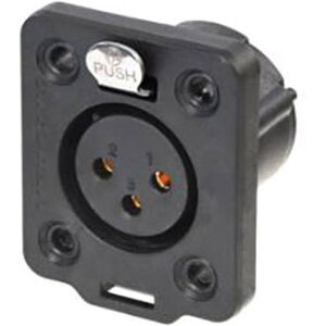 Neutrik NC3FDX-TOP XLR Socket 3-Pin Built-In 1pc Neutrik NC3FDX-TOP XLR Socket 3-Pin Built-In 1pc