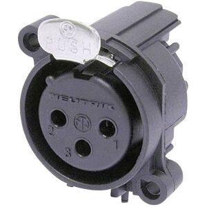 Neutrik NC3FD-S-1-B XLR Connector 3 Pins Black D-Metal UL Certified Neutrik NC3FD-S-1-B XLR Connector 3 Pins Black D-Metal UL Certified