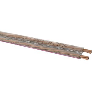 Oehlbach 107 Speaker Cable 2x1.50 mm² Transparent 30m Lifelike Sound Oehlbach 107 Speaker Cable 2x1.50 mm² Transparent 30m Lifelike Sound
