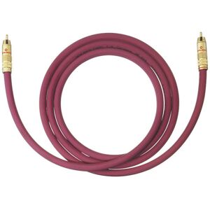 Oehlbach 20543 NF 214 Sub RCA Audio Cable 3.00m Bordeaux Gold Plat... Oehlbach 20543 NF 214 Sub RCA Audio Cable 3.00m Bordeaux Gold Plat...
