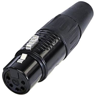 Rean RC5F 5-Pin XLR Connector - Straight Rean RC5F 5-Pin XLR Connector - Straight